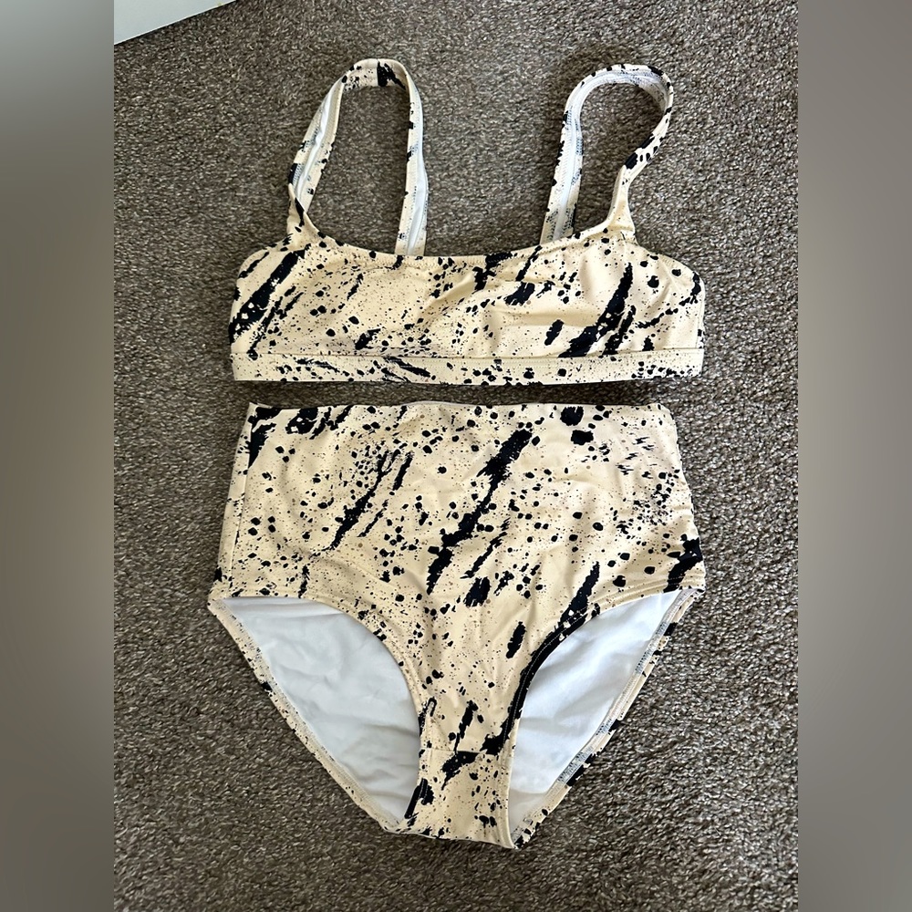 Madewell high waisted swimsuit!